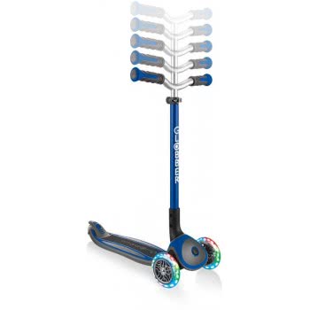Globber Scooter Elite Master Lights Navy Blue 662-100 4895224401384