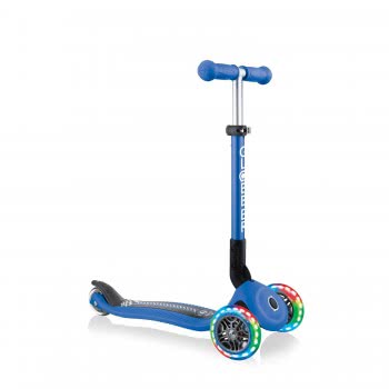Globber Scooter Junior Foldable Fantasy Lights Flowers Navy Blue 433-100 4895224402640