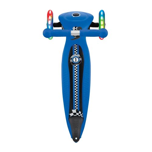 Globber Scooter Junior Foldable Fantasy Lights Flowers Navy Blue 433-100 4895224402640