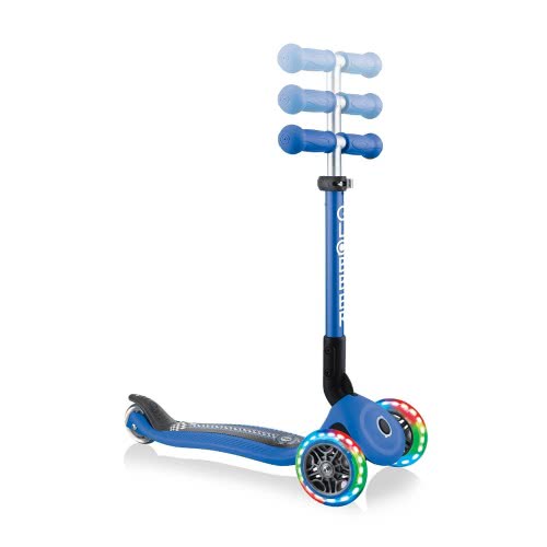 Globber Scooter Junior Foldable Fantasy Lights Flowers Navy Blue 433-100 4895224402640