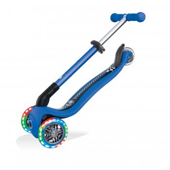 Globber Scooter Junior Foldable Fantasy Lights Flowers Navy Blue 433-100 4895224402640