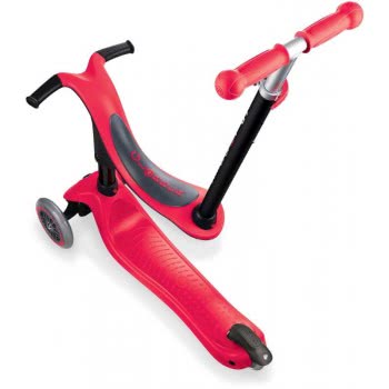 Globber Scooter Go Up Sporty With Stabilizer And Sticker Red 451-102-3 4897070182691
