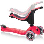 Globber Scooter Go Up Sporty With Stabilizer And Sticker Red 451-102-3 4897070182691