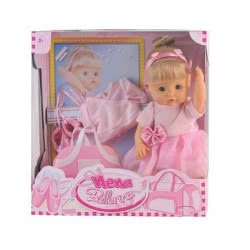 Just toys Κούκλα Bambolina Νένα Μπαλαρίνα BD340 4895167903402