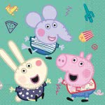 PROCOS Peppa Pig Party Napkins 2-Ply Pack Of 20 Napkins 091034 5201184910344