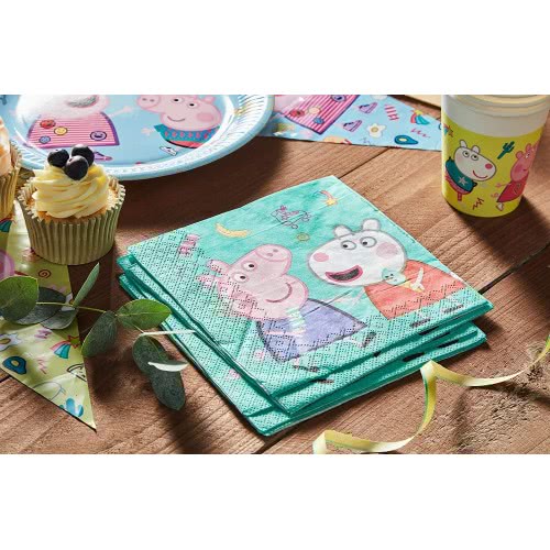 PROCOS Χαρτοπετσέτες Peppa Pig Messy Play Entertainment One Μεσαία 2Φυλλη 091034 5201184910344