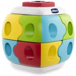 Chicco Παιδικός Κύβος Του Ρούμπικ 2 Σε 1 Q-Bricks, Πολύχρωμος Y02-10061-00 8058664119530