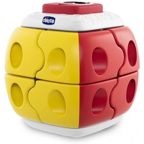 Chicco Παιδικός Κύβος Του Ρούμπικ 2 Σε 1 Q-Bricks, Πολύχρωμος Y02-10061-00 8058664119530