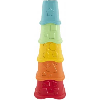 Chicco 2 In 1 Πυραμίδα Με Κυπελλάκια Σειρά Eco + Y02-09373-10 8058664144419