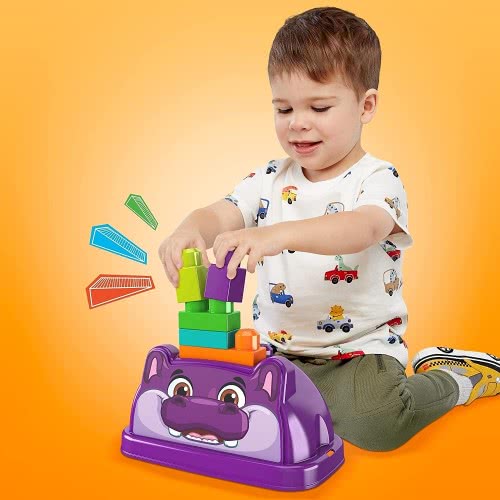 MEGA First Builders Silly Hippo Κουβαδάκι Με Τουβλάκια Ιπποπόταμος (25 Κομμάτια) GRV21 887961911725