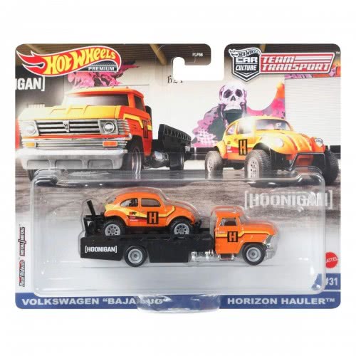 Mattel Volkswagen Baja Bug W Horizon Hauler 2021 Hot Wheels Car Culture Team Transport FLF56 / GRK61 887961906264