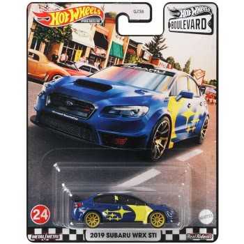 Mattel Diecast Hot Wheels 2019 Subaru WRX Sti, Boulevard Blue GJT68 / GRL97 887961907254