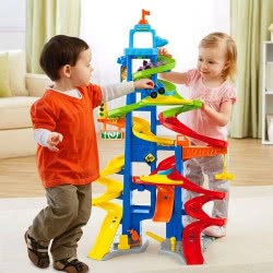 Mattel Fisher-Price Little People Wheelies - Πίστα Ουρανοξύστης BGC34 746775319526