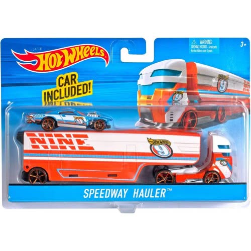 Mattel Hot Wheels Σούπερ Νταλίκα Transporter Truck Rumble Road BDW51 746775307509