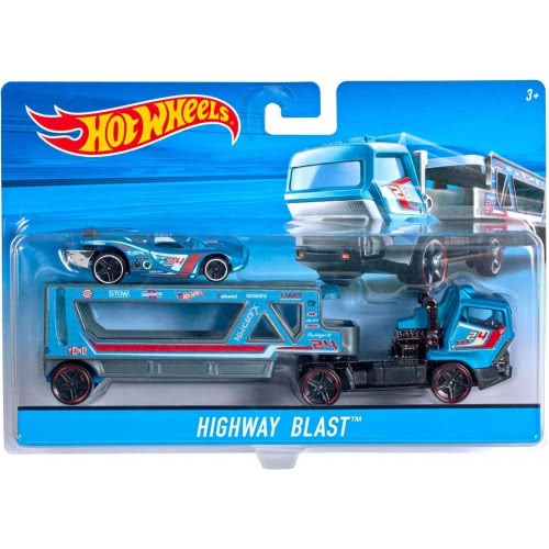 Mattel Hot Wheels Σούπερ Νταλίκα Transporter Truck Rumble Road BDW51 746775307509