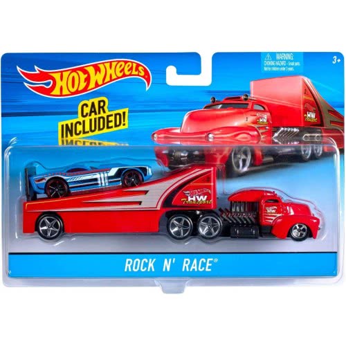 Mattel Hot Wheels Σούπερ Νταλίκα Transporter Truck Rumble Road BDW51 746775307509