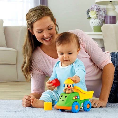 Mattel Σειρά Παίζω Και Μαθαίνω 6-36 Μηνών Εκπαιδευτικό Φορτηγάκι Με Σκυλάκι CDF64 887961039887