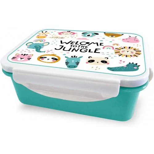 iDrink Lunch Box Box Food For Hermetic Children Kids Jungle ID2009 / ID2004 8052877049172