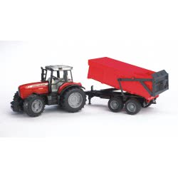 bruder Τρακτέρ Massey Ferguson 7480 Με Καρότσα 02045 4001702020453
