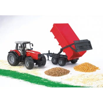 bruder Τρακτέρ Massey Ferguson 7480 Με Καρότσα 02045 4001702020453