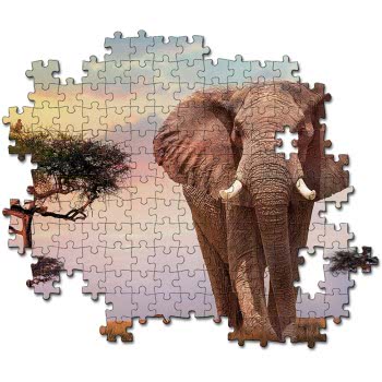 Clementoni High Quality Collection African Sunset Puzzle For Children And Adults 500 Pieces, Ages 10 Years Plus 1220-35096 80051
