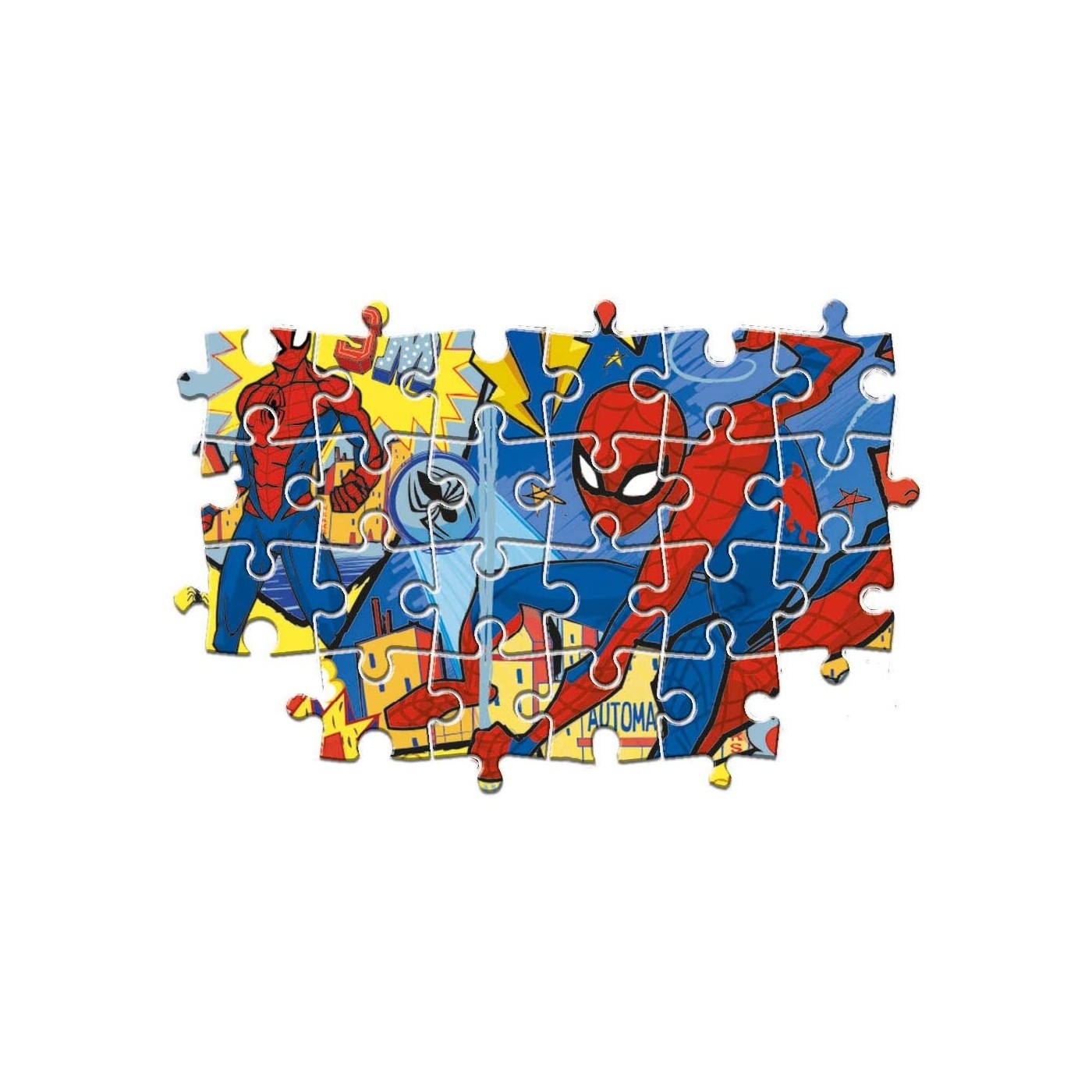 Clementoni Spider-Man Supercolor Maxi Puzzle For Children 24 Pieces ...