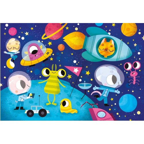 Clementoni Kids Puzzle Maxi Super Color Space 60 Pcs 1200-26464 | Toys ...