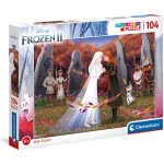 Clementoni Frozen 2 Supercolor Puzzle For Children 104 Pieces, Ages 6 Years Plus 1210-25719 8005125257195