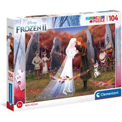 Clementoni Παιδικό Παζλ Color Frozen 104 Τμχ 1210-25719 8005125257195