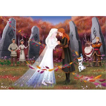 Clementoni Frozen 2 Supercolor Puzzle For Children 104 Pieces, Ages 6 Years Plus 1210-25719 8005125257195