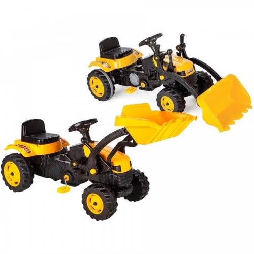 Pilsan Pedal Tractor And Frontloader Yellow 07 315 Yellow 8693461073151