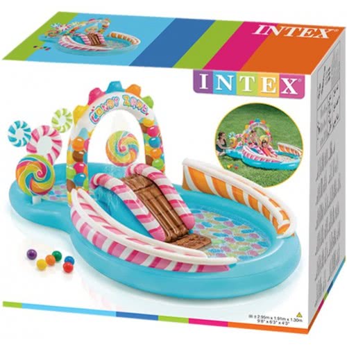 INTEX Candy Zone Play Center Πισίνα Με Ζαχαρωτά 57149 6941057407630