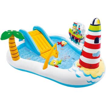 INTEX Fishing Fun Water Play Centre, Multi Colour 57162 6941057413082