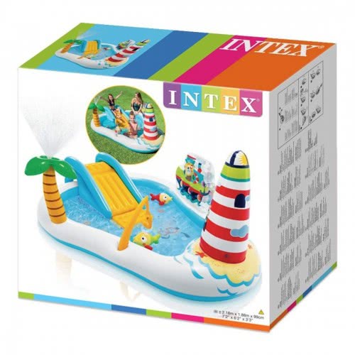 INTEX Fishing Fun Water Play Centre, Multi Colour 57162 6941057413082