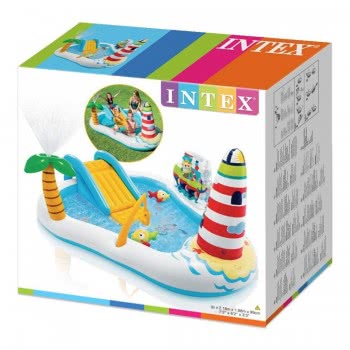 INTEX Fishing Fun Water Play Centre, Multi Colour 57162 6941057413082