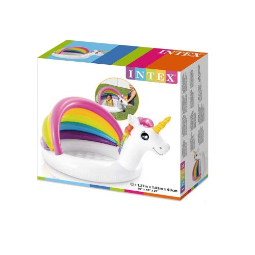 INTEX Πισίνα - Unicorn Baby Μονόκερος 127 X 102 X 69Εκ 57113 6941057420097