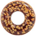 INTEX Inflatable Swim Donut Ring Tube Float - Nutty Chocolate, 39 Inch 56262 6941057407500