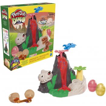 Hasbro Play-Doh Slime Dino Crew Lava Bones Island Volcano Non-Toxic F1500 5010993884803