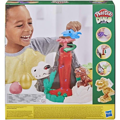 Hasbro Play-Doh Slime Dino Crew Lava Bones Island Volcano Non-Toxic F1500 5010993884803