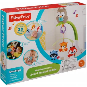 Mattel 3-In-1 Muscial Mobile CDM84 887961045444