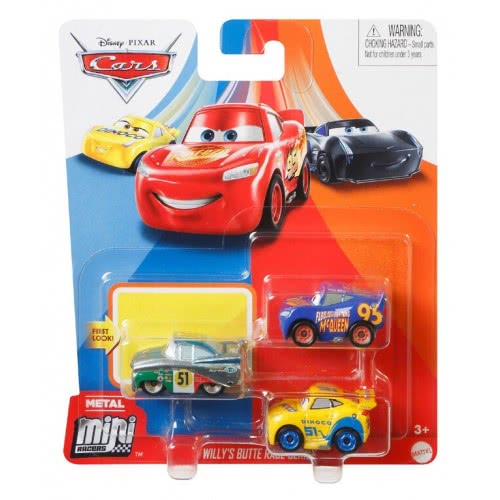 Mattel Cars Disney Pixar Metal Mini Racers Willys Butte Race Series GKG01 / GKG66 887961826494