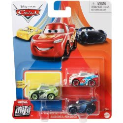 Mattel Cars Pack 3 Mini Racers Gkg01 GKG01 / GKG67 887961826500
