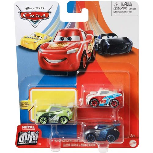 Mattel Cars Pack 3 Mini Racers Σετ Των 3 GKG01 / GKG67 887961826500