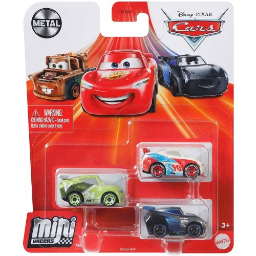 Mattel Cars Pack 3 Mini Racers Σετ Των 3 GKG01 / GKG67 887961826500