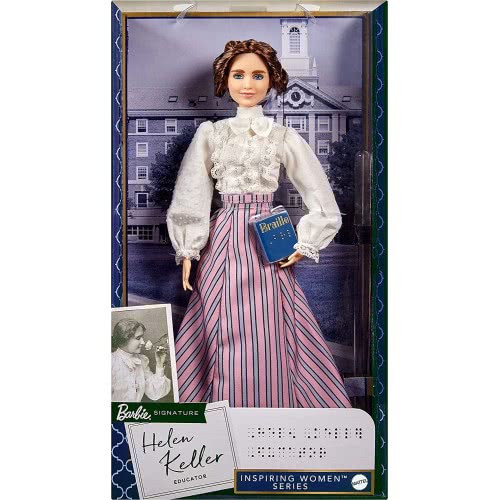Mattel Helen Keller Inspiring Women Doll GTJ78 887961916003