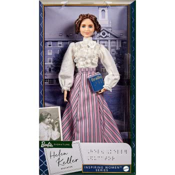 Mattel Helen Keller Inspiring Women Doll GTJ78 887961916003