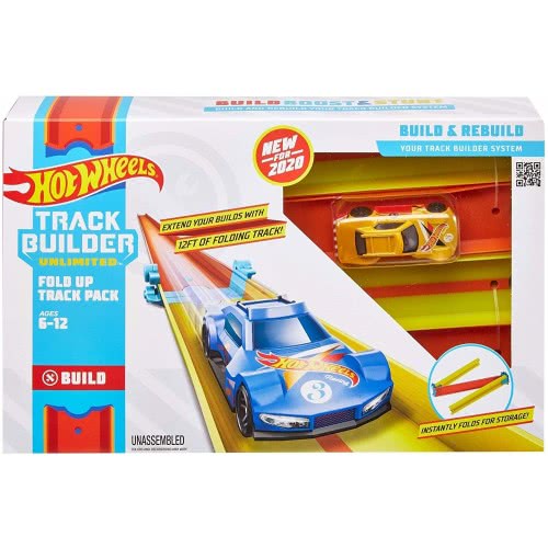 Mattel Hot Wheels Track Builder Fold Up Track Pack Βασικά Εξαρτήματα Πίστας GLC87 / GLC91 887961836738