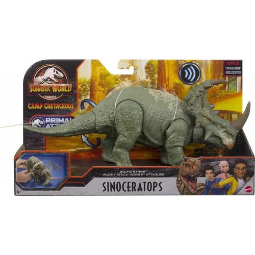 Mattel Jurassic World Sound Strike Medium-Size Δεινόσαυροι Με Κινούμενα Μέλη, Λειτουργία Επίθεσης GJN64 / HBX34 194735004225