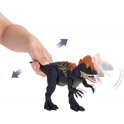 Mattel Jurassic World Camp Cretaceous Sound Strike Cryolophosaurus Medium-Size Dinosaur Figure GJN64 / HCL80 194735013234