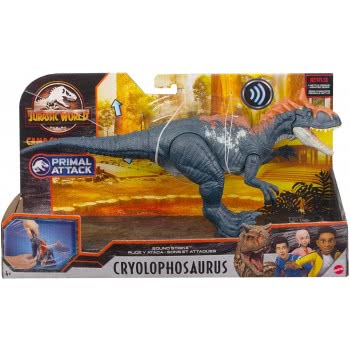 Mattel Jurassic World Camp Cretaceous Sound Strike Cryolophosaurus Δεινόσαυροι Με Κινούμενα Μέλη GJN64 / HCL80 194735013234